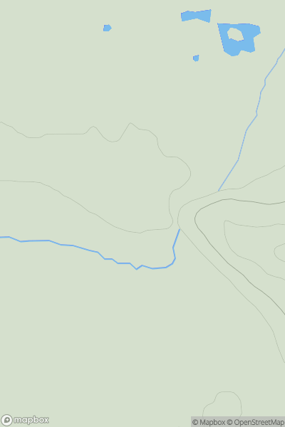 Thumbnail image for Quarry Hill [The River Tees to The Wash] showing contour plot for surrounding peak